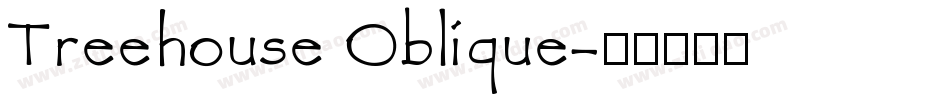 Treehouse Oblique字体转换